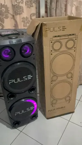 Caixa de Som Torre Pulse 1800w NOVA SEM USO