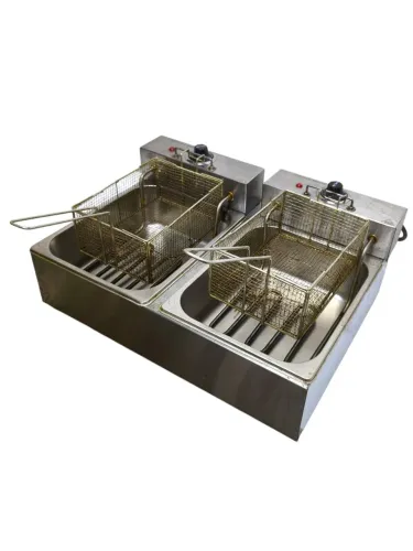 Fritadeira elétrica inox 10 litros 