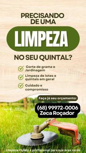 serviço de rosagem a paramos sua grama 