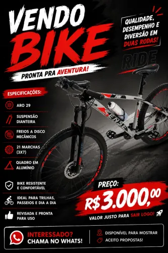 BIKE À VENDA!