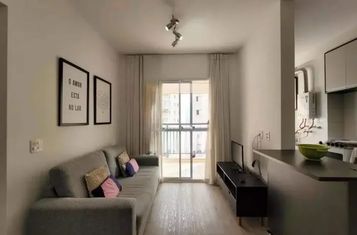 Apartamento Mobiliado com 2 Dormitórios e Suíte para Locação no Way Orquidário Marapé