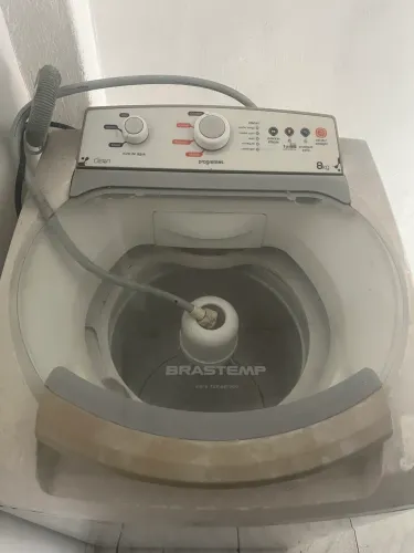 Máquina de lavar que não enche, mas serve como centrifuga