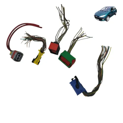 Jogo plug conector módulo Bsi Peugeot 206 1.4 gasolina 2001