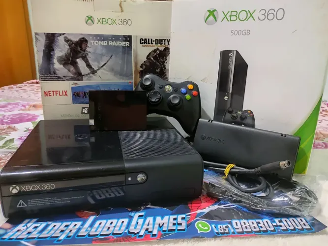 Xbox 360 destravado completo ( 70 jogos/ 01 controle/ 03 meses garantia)
