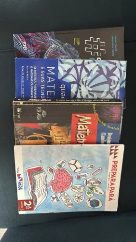KIT 4 LIVROS MATEMÁTICA - ENSINO MÉDIO