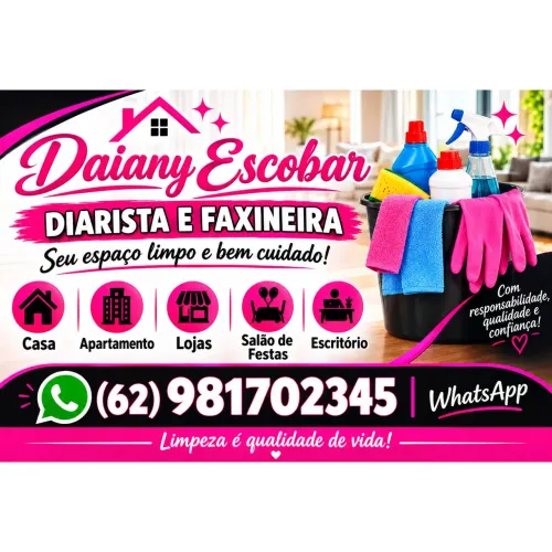 *Diarista e faxineira*