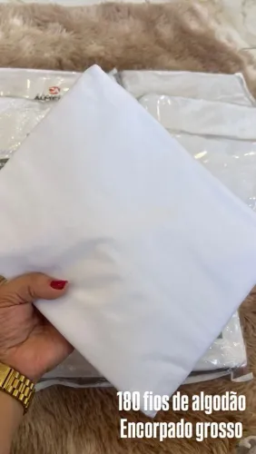 Lençol superior 100% algodão 