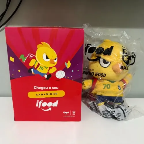 Pelúcia Canarinho Ifood 1970