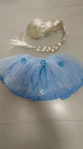Fantasia Elsa da Frozen + peruca