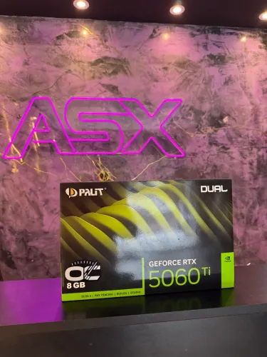 Placa de vídeo RTX5060ti 8GB Dual Fan, nova lacrada