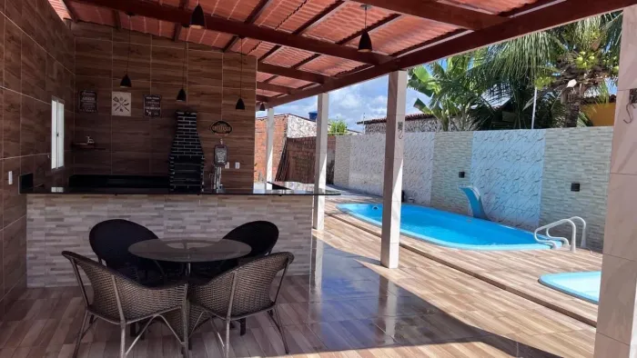 ESPAÇO DE LAZER PREMIUM EM JACUMÃ,  Piscina ? Área Gourmet ? Churrasqueira ? Wi-Fi