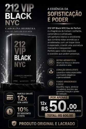 PERFUME IMPORTADO 212 VIP