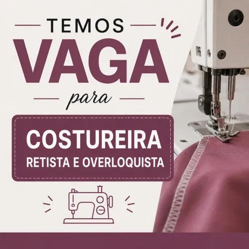 Vaga diarista costureira 