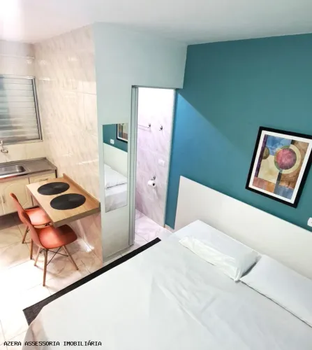 Apartamento Mobiliado para Locação em São Paulo, SANTO AMARO, 1 dormitório, 1 banheiro
