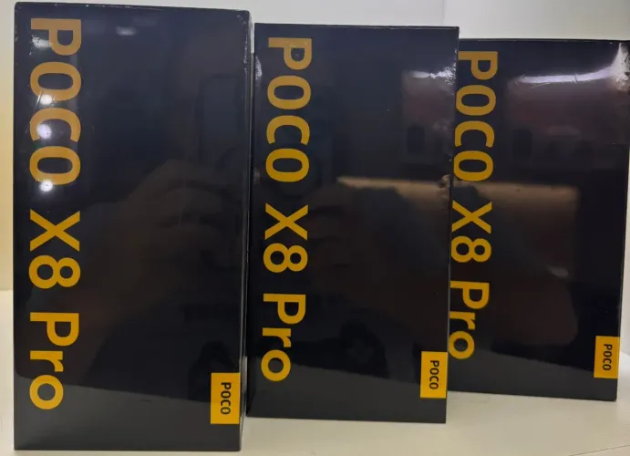 POCO X8 Pro 12/512 R$ 2999,00 Preto, Branco Global