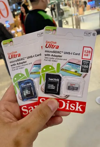 Cartão de memória ultra SanDisk 128gb