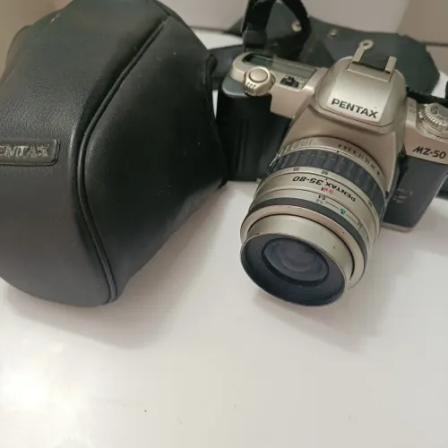 Câmera Vintage Pentax MZ-50 + Lente 35-80mm + Alça Original