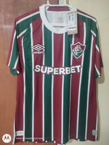 Camisa do Fluminense I 25 Umbro Masculina Torcedor