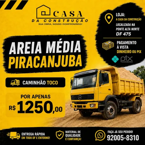 Areia media 