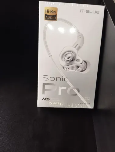  fone de ouvido com fio Sonic Pro  entrada Tipo-C e microfone integrado