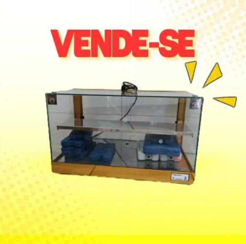 Venda de Vitrine Fria Dourada com Gelo | Omega