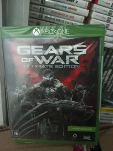 Gears of war ultimate edition jogo Xbox one game series x lacrado