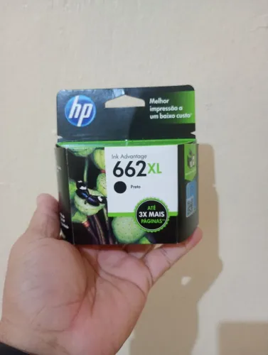 Cartucho 662 XL original para impressora HP<br>Valor R?: 120,00