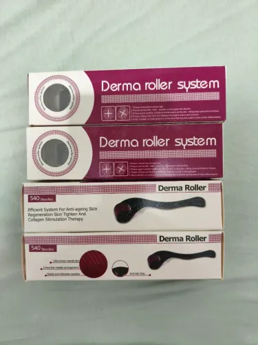 kit derma roller 15 unidades/ 10x 1mm - 5x 0,5mm