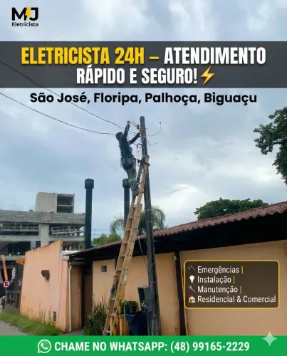 ELETRICISTA 24H - ATENDIMENTO RÁPIDO E SEGUR
