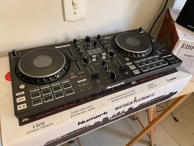 Kit DJ - Controladora/monitor de áudio/Fone