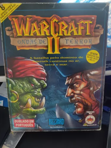 Warcraft II Ondas de Terror Original Brasoft 1995 Blizzard PC