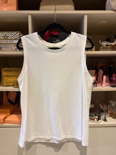 Regata Salgunamu Branca Feminina M | Básica e Elegante