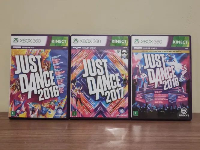 Just Dance 2016 + 2017 + 2018 Xbox 360