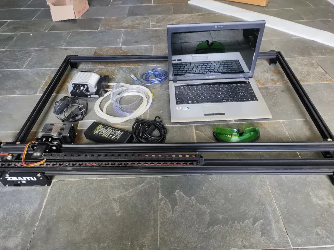 Máquina laser ZBAITU f20- vc 24v 3.5a Gravadora cnc