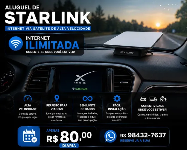 Aluguel de starlink 