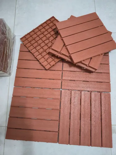 Vendo 48 peças novas de Deck - Terracota <br><br>Kit com 48 peças novas de Deck