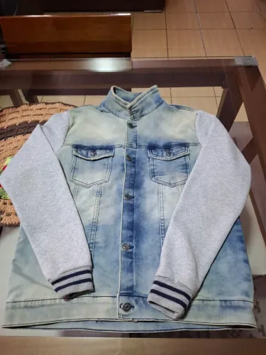 Jaqueta kids denim tam.14 Renner