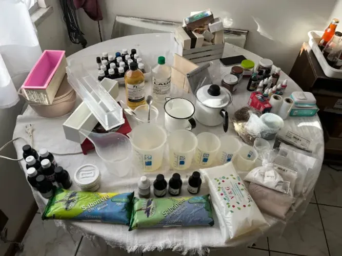Mini fabrica de Sabonete completa