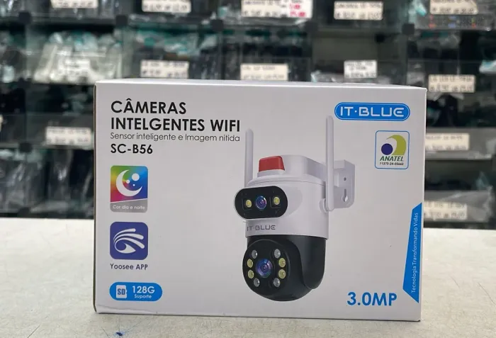 Câmera de segurança wi-fi externa 