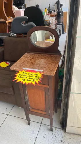 Mesa cabeceira relíquia luxo estilo art nouveau francês