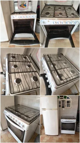 FOGÃO DE 6 BOCAS, FUNCIONANDO TODAS AS BOCAS E FORNO.