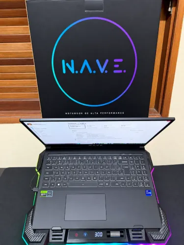 Notebook Gamer NAVE Supernova i9 14900HX | RTX 4070 | 32gb 5600Mhz | 240Hz QHD