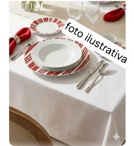 Aparelho de jantar 42 peças serve 06 pessoas