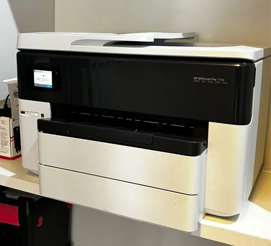 HP OfficeJet Pro 7740 - Impressora A3 Profissional Wi-Fi Multifuncional