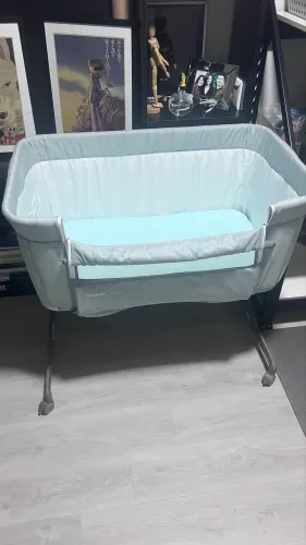 Berço Cosco Kids, Co-bed Pluggy, 0 a 9kg, Cinza Claro