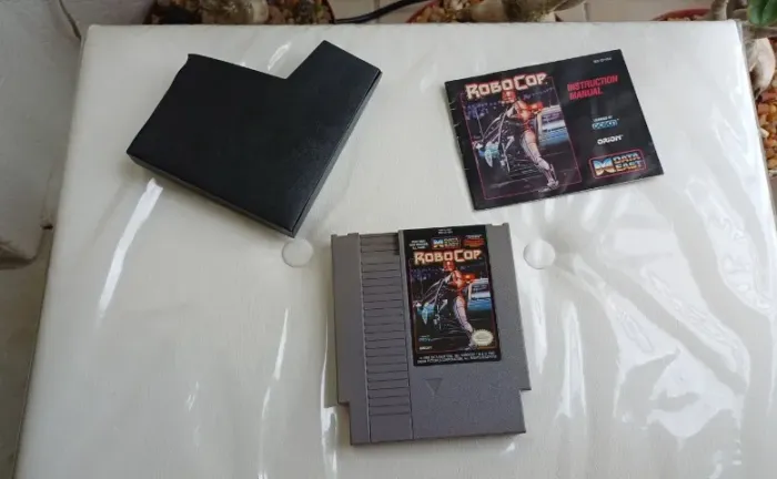 Jogo Cartucho Robocop Nes Nintendinho + Manual + Slave