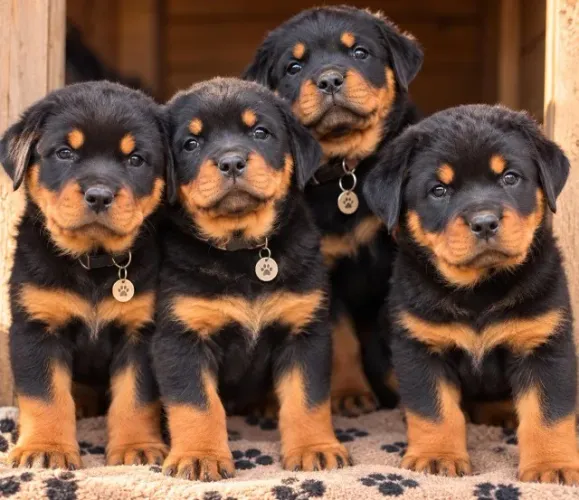 Filhotes de Rottweiler