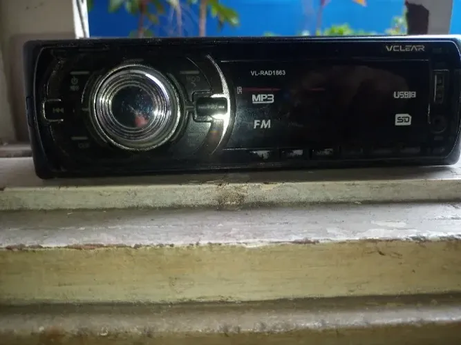 Rádio mp3 p carro Vclear VL_Rard com porta Usb,slot p cartão SD