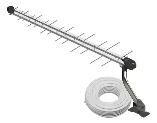 Antena canais aberto espinha de peixe