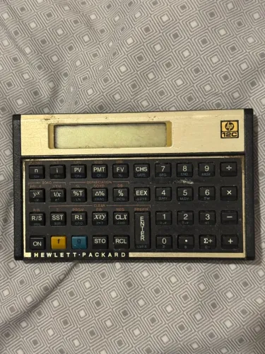 Calculadora HP 12C com mal contato nas teclas